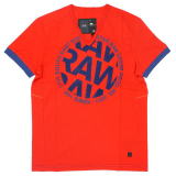 G-STAR RAW AIDEN V T S/S 84622.336.619 SCARLET SIZE:M.L.XL FABRIC:COMPACT JERSEY MADE IN BANGLADESH 100% COTTON