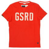 G-STAR RAW HANNIBAL R T S/S 84544.2690.619 SCARLET SIZE:S.M.L FABRIC:VINTAGE SINGLE JERSEY MADE IN CHINA 100% COTTON