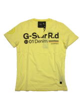 G-STAR RAW/W[X^[EEAEgbgo[QZ[|G-STAR T SHIRT STYLE:OWEN V T S/S ART:84814.336.1486 COLOR:BLEACH YELLOW SIZE:S.M.L.XL FABRIC:COMPACT JERSEY 100%COTTON MADE IN BANGLADESH
