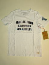 TVcbTRUE RELIGION STYLE:TRSPM1315 COLOR:200 WHITE DESCRIPTION:SS-MEN T-SHIRT LOS ANGELES