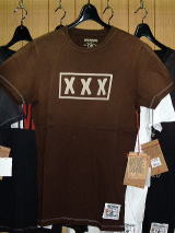 T�V���c�bTRUE RELIGION 648036ZA BROWN SS CREW NECK TEE