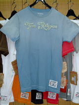 T�V���c�bTRUE RELIGION M648036B5 SLATE BLUE SS CREW NECK T