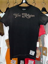 T�V���c�bTRUE RELIGION M648036B5 BLACK SS CREW NECK T