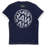 G-STAR RAW STYLE:AIDEN R T S/S ART:84620.336.595 COLOR:POLICE BLUE SIZE:M.L.XL FABRIC:COMPACT JERSEY MADE IN BANGLADESH 100% COTTON
