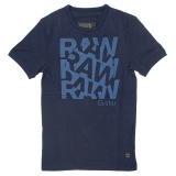 ジースターロウTシャツ 2.000円 AARON R T POLICE BLUE - アウトレット バーゲン セール