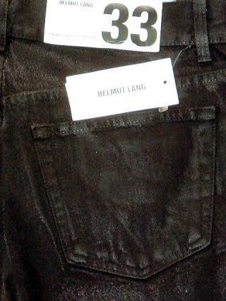 HELMUT LANG LOW WAIST BOOT CUT CONTOUR FIT 33