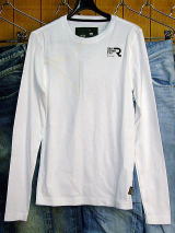 ジースターロウロングTシャツ 3.500円 ODEON R T WHITE - アウトレット バーゲン セール