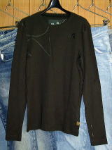 ジースターロウロングTシャツ 3.500円 ODEON R T BLACK - アウトレット バーゲン セール