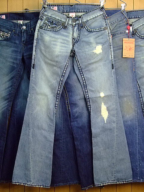 TRUE RELIGION JOEY SUPER T STYLE:24803BKT2 COLOR:55 COWBOY DESTROYED MADE IN U.S.A. 100%COTTON