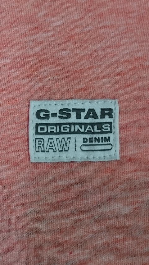 G-Star Men's Marsh Short Sleeve T-Shirt, Red (Flame Heather)