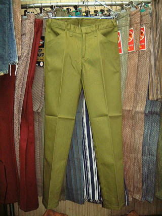 Dickies LOT998E VAQUERO BOOT JEANS SHAPE/SET BOOT-CUT GREEN 50%POLYESTER 50%COTTON