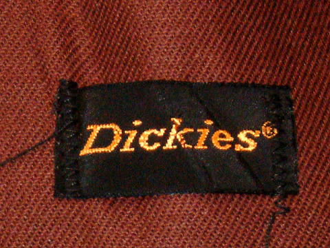 Dickies LOT998T SHAPE/SET DARKRED 50%POLYESTER 50%COTTON