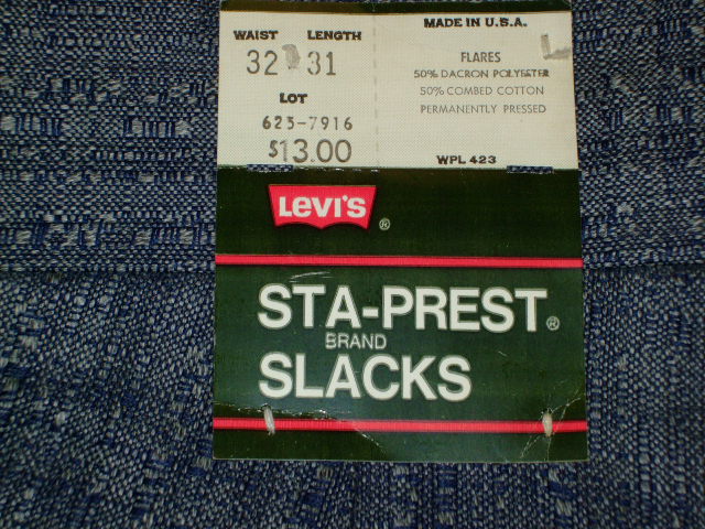 LEVIS STA-PREST SLACKS