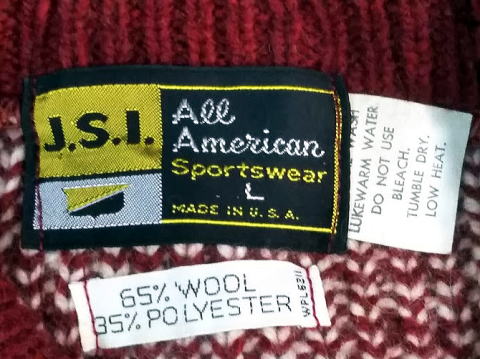 J.S.I. ALL American Sportswear レッド L