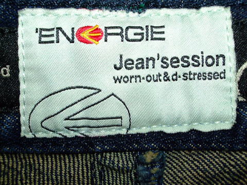ENERGIE@ʔ́@ENERGIE Copperhead trousers STYLE 9C46 SIZE@ WASH XR ART.0504 COL.0995 5901 MADE IN ITALY 100%COTTON