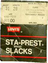LEVI'S@[oCX@XbNX@LEVI'S@STA-PREST SLACKS