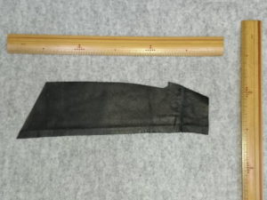 レザーはぎれ黒 クラフト