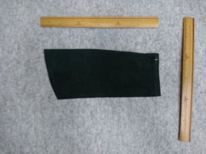 レザーはぎれ緑　ショップ