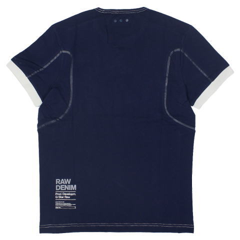 �W�[�X�^�[���E�e�B�[�V���c�@�A�E�g���b�g�o�[�Q���Z�[���bG-STAR RAW T SHIRTS STYLE:AIDEN R T S/S COLOR:POLICE BLUE FABRIC:COMPACT JERSEY