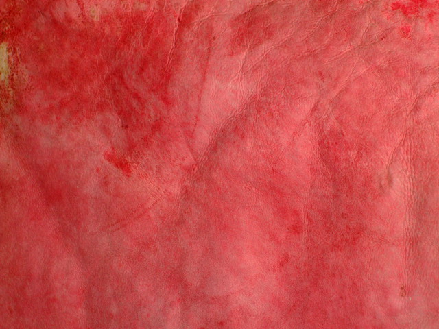 ムートン　羊皮　羊革　RED　レッド　赤｜ムートン008
