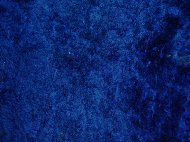 ムートン　羊皮　羊革　BLUE　ブルー　青｜ムートン009