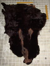 ムートン　羊皮　羊革　BLACK　ブラック　黒