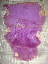 ムートン　羊皮　羊革　PURPLE　パープル　紫